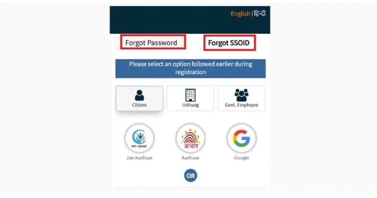 Forgot SSO ID and Password