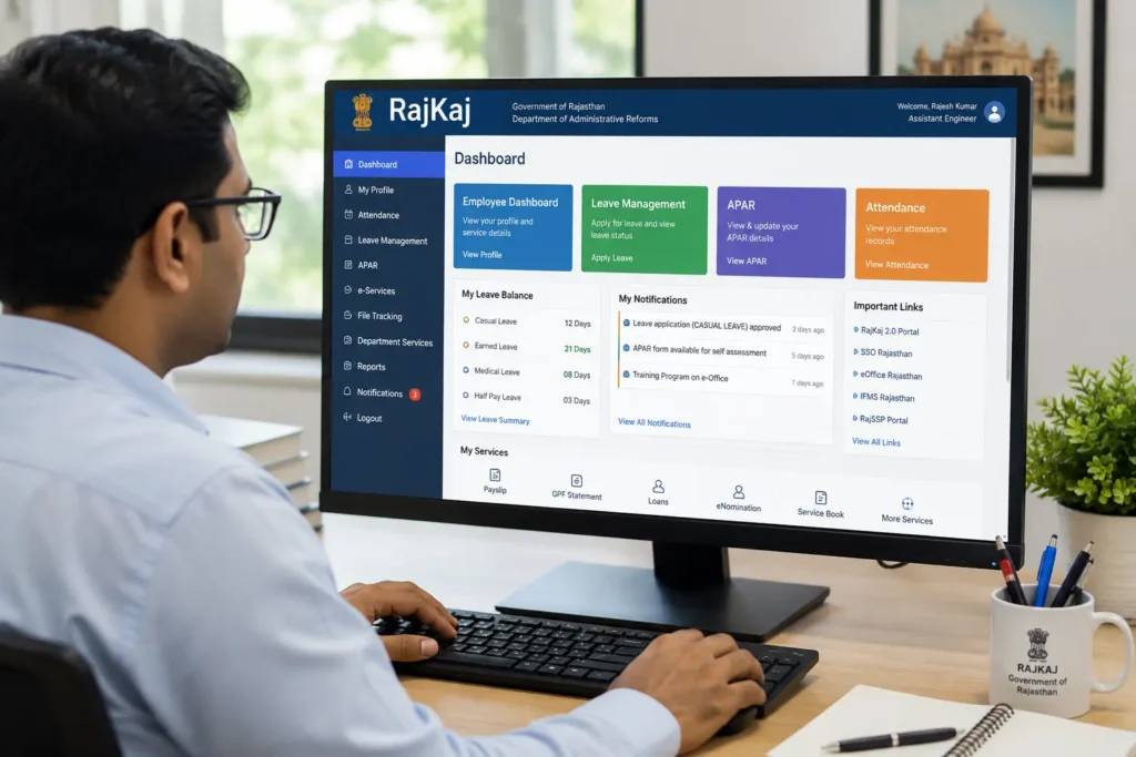 RajKaj Employee Portal