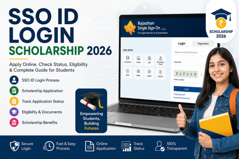 SSO ID Login Scholarship 2026 Complete Guide to Apply Online Check Status & Eligibility 2 SSO ID Login Scholarship
